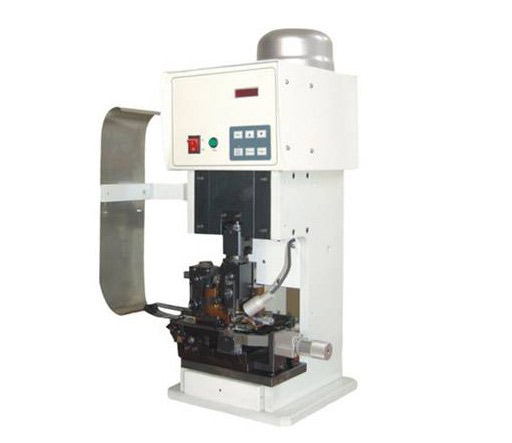 Semi automatic film terminal riveting press