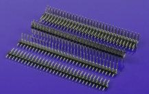 Equal row of pins