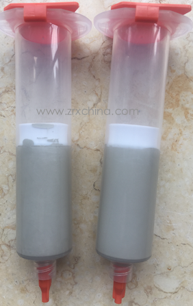 Vertical conductive silver glue