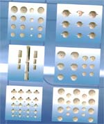 Metal shrapnel for membrane switch