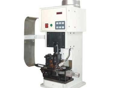 Semi automatic film terminal riveting press
